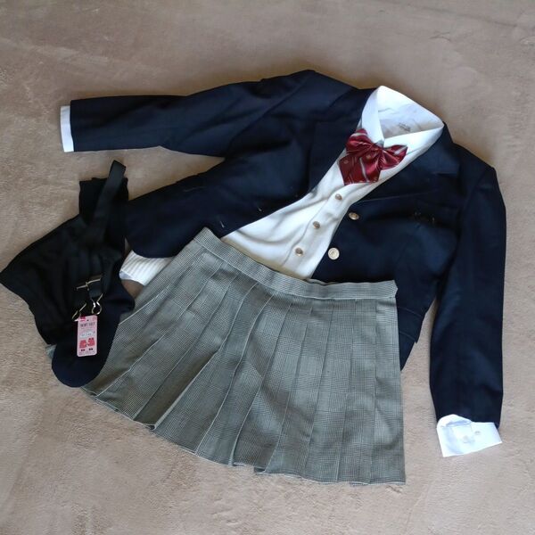 LLサイズ 女装コスプレ JKミニスカート制服 冬服中間服