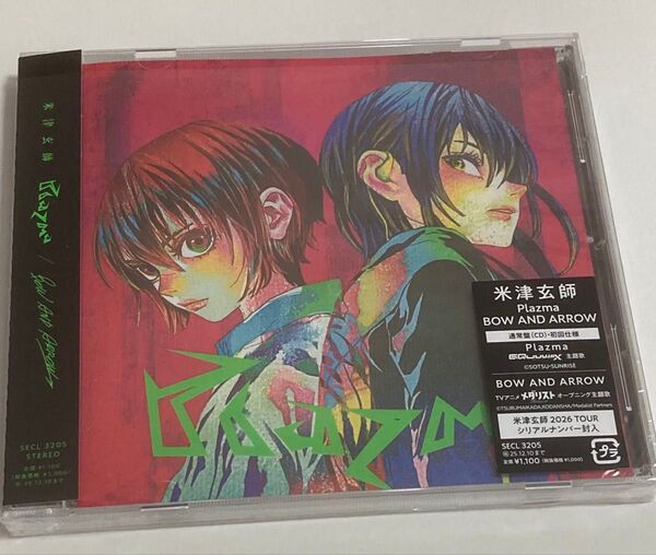 米津玄師 CD 通常盤 Plazma/BOW AND ARROW(初回仕様)