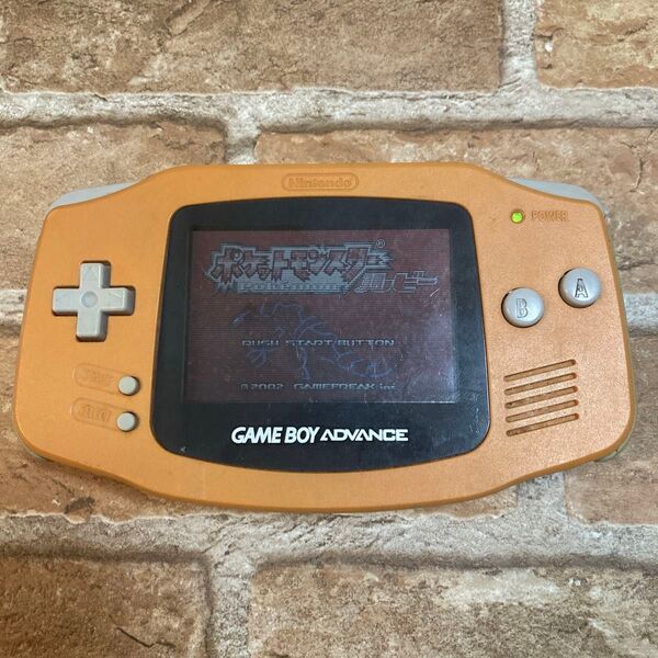 ゲームボーイアドバンス オレンジ GBA 動作確認済み