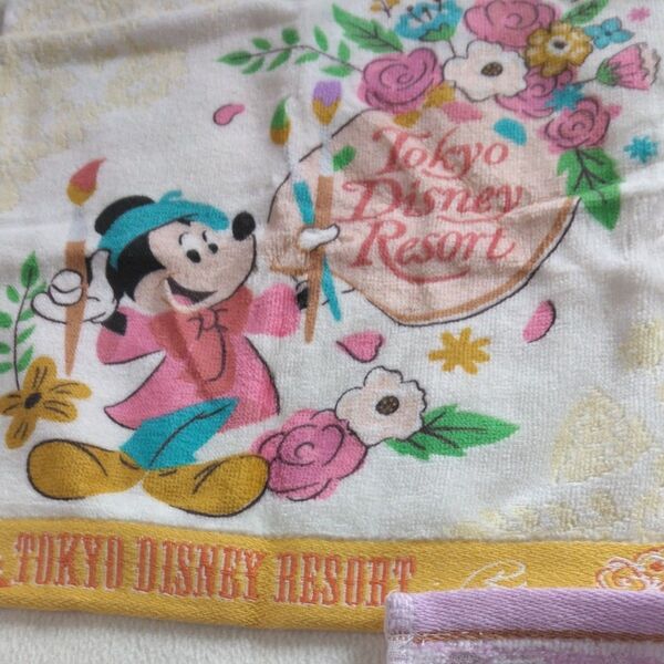 ディズニーランドのタオルハンカチ3枚
