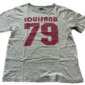 BARNS OUTFITTERS LOUISIANA 79 プリントTシャツ グレー