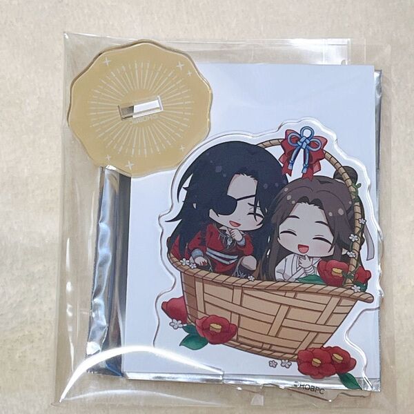 天官賜福 コラボカフェ本舗 ちびキャラ アクリルスタンド 謝憐 花城 ペア