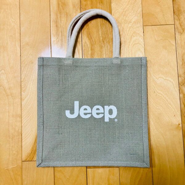 Jeep ノベルティ ジュートバッグ トートバッグ 非売品