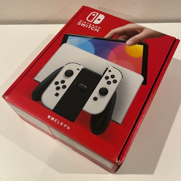 Nintendo Switch 有機ELモデル ホワイト 液晶ガラス保護フィルム貼ってます