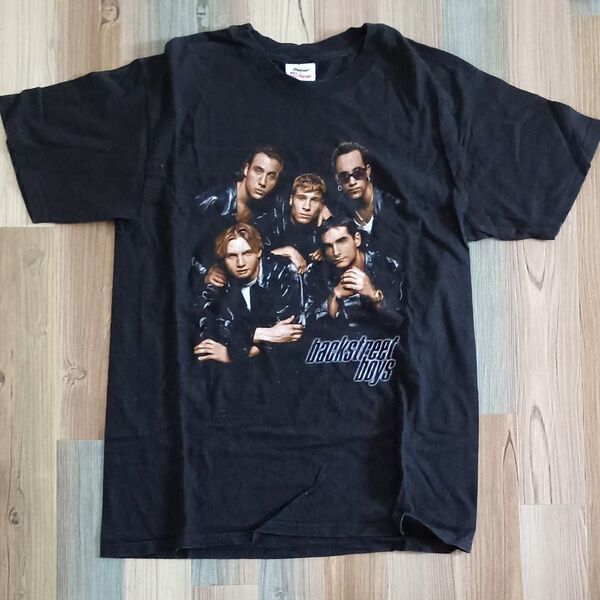Backstreet Boys Tシャツ 黒 Lサイズ 古着 バンドTシャツ