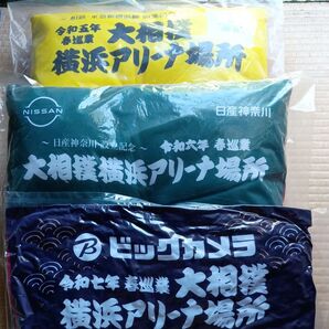 大相撲横浜アリーナ場所記念座布団 3枚セット