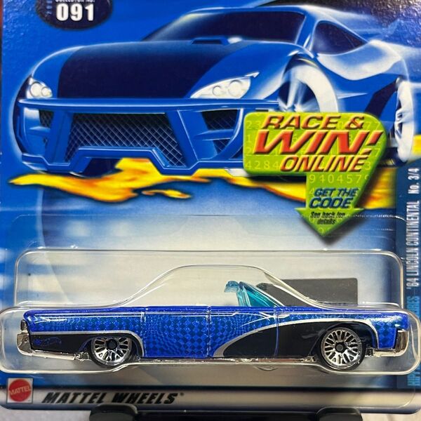 ☆ホットウィール 2002・'84 リンカーン コンチネンタル ローライダー☆