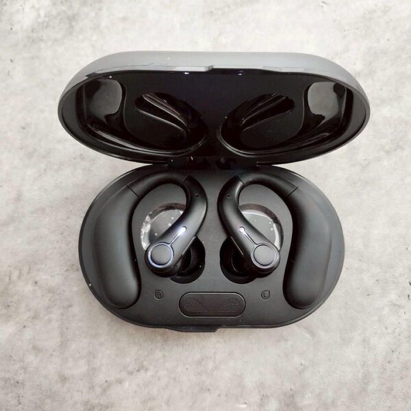 【訳あり】集音器 高齢者 イヤホン型しゅうおんき 耳掛け式集音器 小型 軽量 簡単操作 黒 1台2役