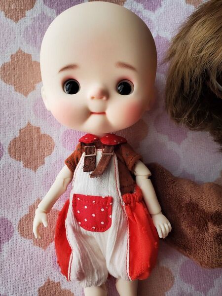 qbaby風 bjd ドール dayuanbao風 ウィッグ、アウトフィット付