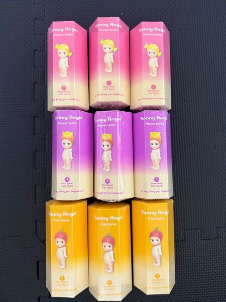 9個 セット シュリンク付 ソニーエンジェル スイーツ ×3 & フルーツ ×3 & フラワー ×3 シリーズ 新品未開封