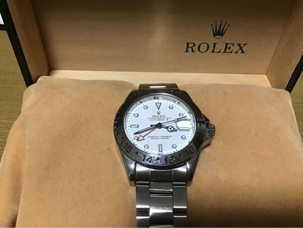 EXPLORER II 16570 腕時計 メンズ コマ3個