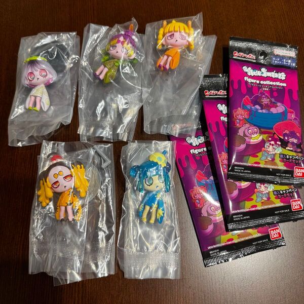 ウィルスイーツ ウイルスイーツ 第一弾二段ミックス 5種と非売品カード3袋(未開封) ガチャ