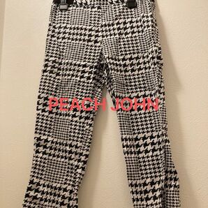 ピーチジョン サブリナパンツ 千鳥柄 M