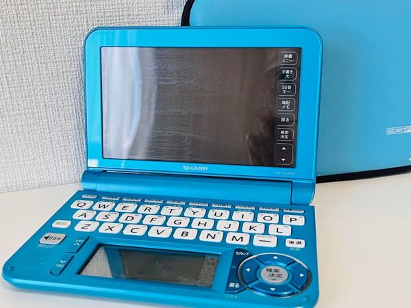 シャープ SHARP Brain PW-G5200 ブルー ケースあり 本体のみ 動作確認済み 電子辞書