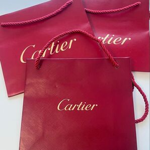 未使用 カルティエ Cartier ショッパー 3枚 ブランド紙袋