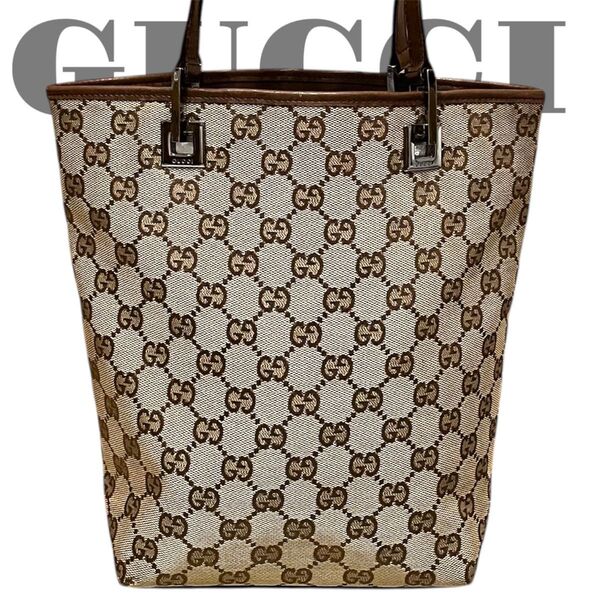 GUCCI グッチ GGキャンバス ショルダーバッグ 肩掛け ハンドバッグ トートバッグ GG柄