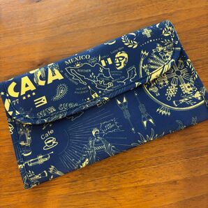 チチカカ 通帳ケース マスク入れ 小物入れ