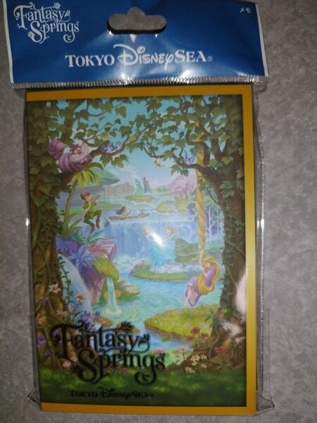 東京ディズニーシー ファンタジースプリングス メモ 未使用