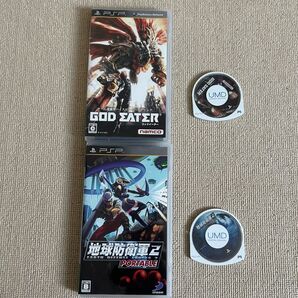 PSPソフト2本セット GOD EATER 地球防衛軍2