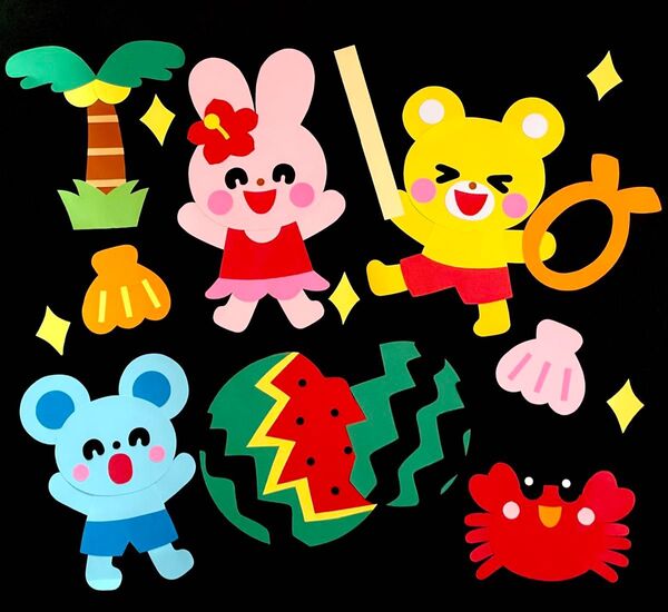 壁面飾り 夏 7月 8月 保育園 幼稚園 施設