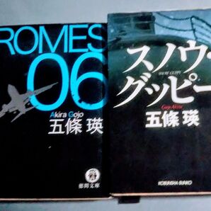 五條瑛小説2冊 ROMES06 スノウ・グッピー
