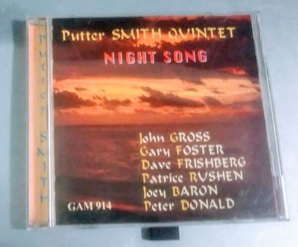 Gary Foster参加 Putter Smith Quintet / Night Song 1995 輸入盤CD