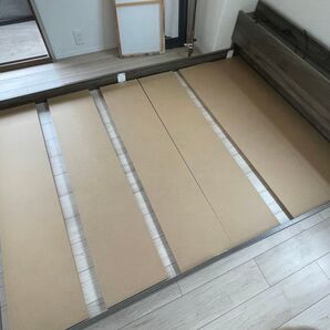 アッシュブラウン ダブルローベッドフレーム