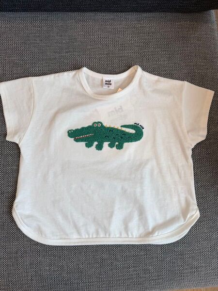 むくぞー しまむら ワニ柄Tシャツ Tシャツ 半袖 半袖Tシャツ