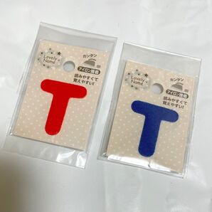 T ワッペン 2枚セット
