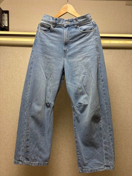 ★値下げ不可★ GRL カーブラインデニムパンツ fo1845 Sサイズ ブルー