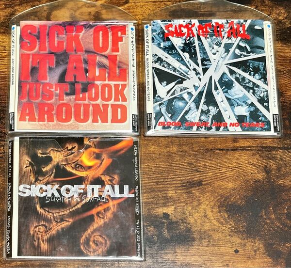 希少廃盤美品!SICK OF IT ALL CDアルバム3枚セット