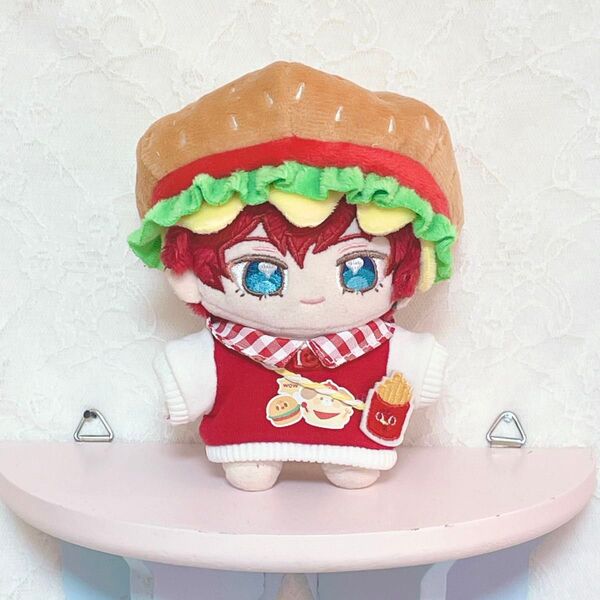 ハンバーガー 着ぐるみ 10cm ぬい服 ぬいぐるみ いつぬい あんスタ