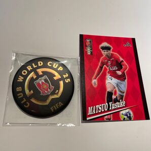2点セット 2025FIFAクラブワールドカップ 缶バッジ 松尾佑介