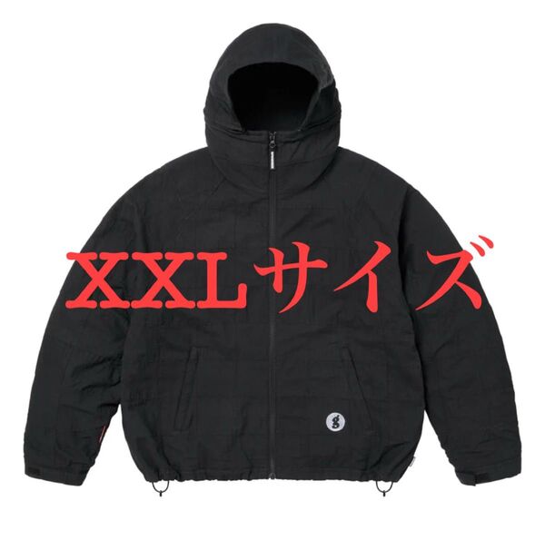 Supreme GOODENOUGH Patchwork Madras Hooded Jacket 黒 XXLサイズ