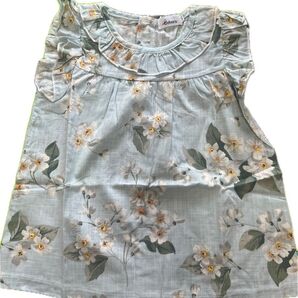 新品未使用!!ベビー服 花柄ワンピース