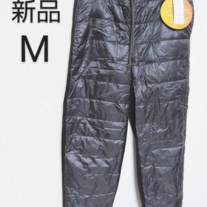 【新品】Skkone Collection ゴルフパンツ ダウンパンツ 裏起毛 チャコール Mサイズ
