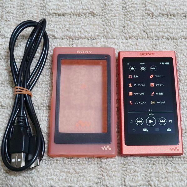 SONY ウォークマン NW-A45 R (トワイライトレッド) ※海外品 ※美品 (#2)