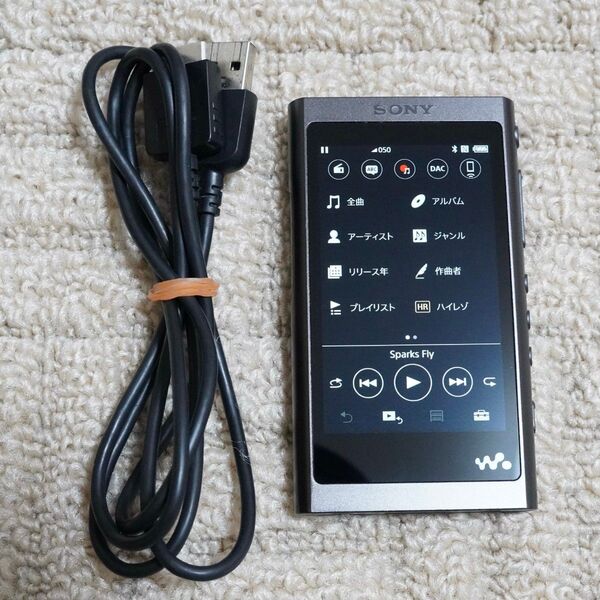 SONY ウォークマン Aシリーズ NW-A55 B (グレイッシュブラック) ※美品 (#3)