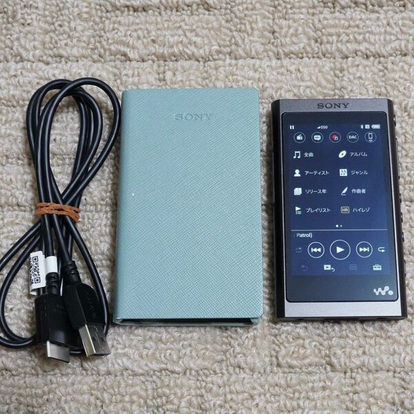 SONY ウォークマン Aシリーズ NW-A55 B (グレイッシュブラック) ※美品 (#4)