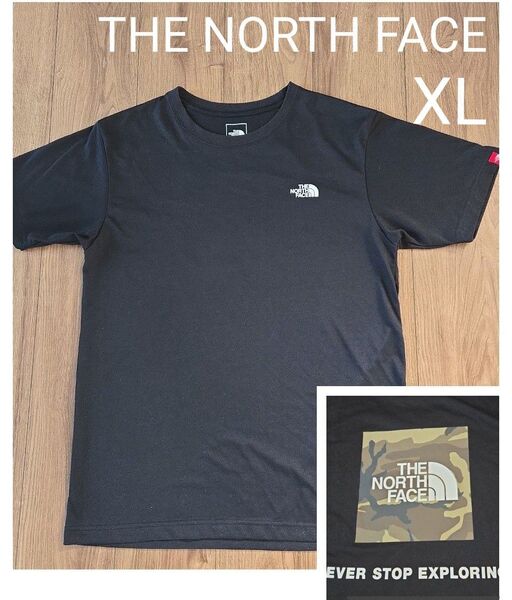 【THENORTHFACE】半袖トップス Tシャツ ブラック ノースフェイス アウトドア