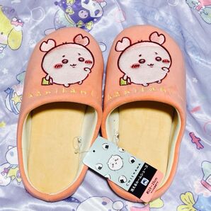 ちいかわ 古本屋 カニちゃん 洗えるルームシューズ