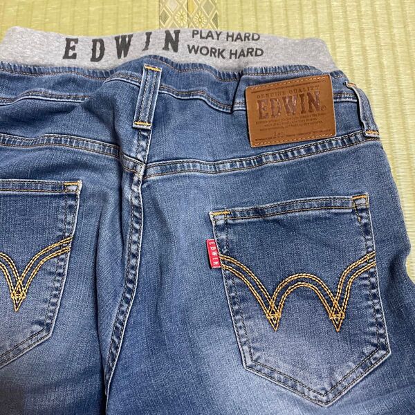 EDWIN デニムパンツ ハーフ 7分丈 160 メンズ