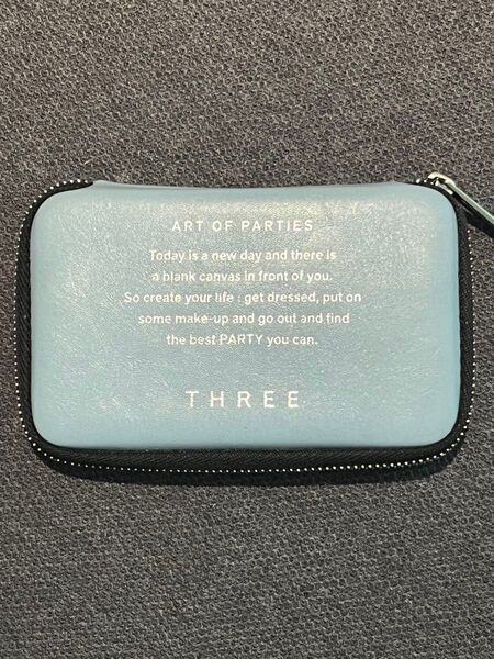 THREE スリー 限定品 アートオブパーティーズ ベースメイクアップX01 KEEP CALM AND PARTY ミラー付き