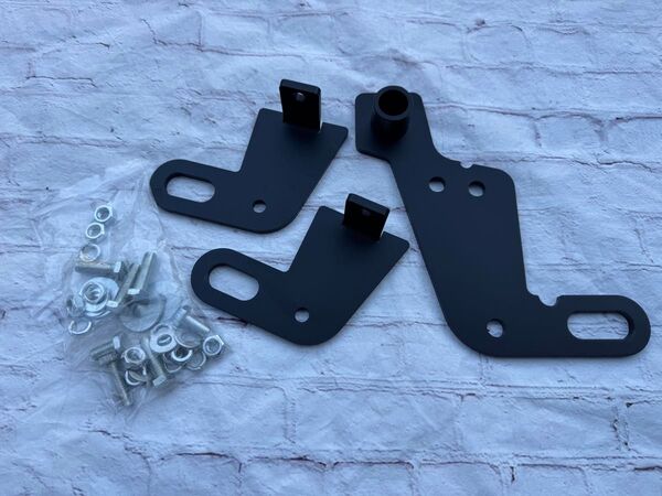 新品 ジムニー JB64 シエラ JB74 スチール製 8mm厚 純正バンパー用 牽引フック けん引フック フロントリアセット 黒