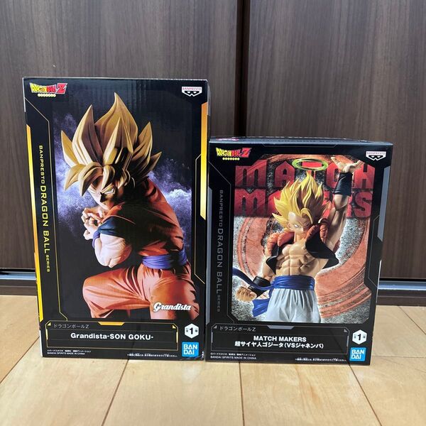 ドラゴンボールZ フィギュア grandista 孫悟空 MATCH MAKERS 超サイヤ人ゴジータ(vsジャネンバ)フィギュア