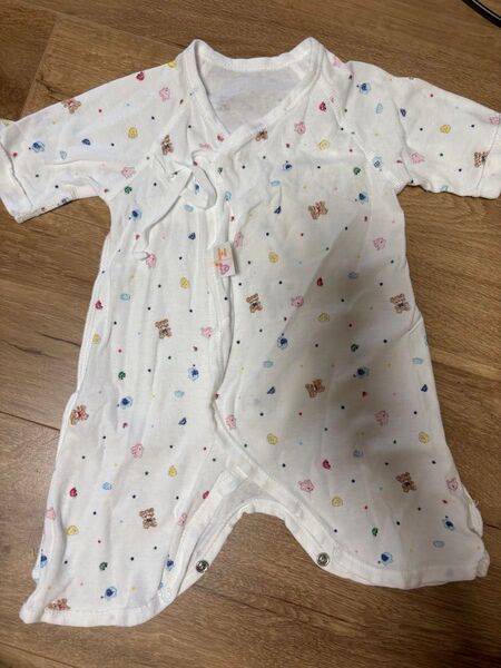 赤ちゃんの城 ベビー肌着 コンビ肌着 50 60 新生児