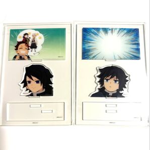 鬼滅の刃 ufotable cafe ジオラマ アクリルスタンド 義勇 炭治郎 実弥 おはぎ