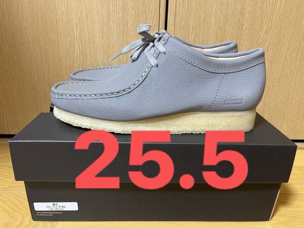 Supreme × Clarks Reflective Wallabee "Silver" (25SS Week 17)