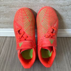adidas トレーニングシューズ キッズ 18cm レッド