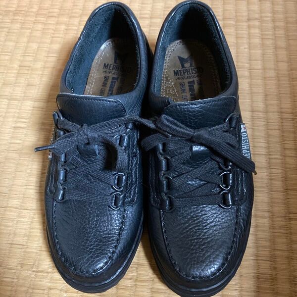 MEPHISTO メフィスト ウォーキングシューズ 22.5cm ブラック